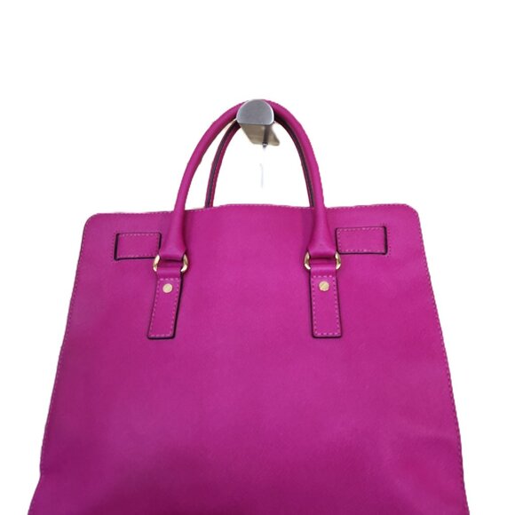 Michael Kors Hot Pink Hamilton Shoulder Bag Purse - Picture 3 of 16